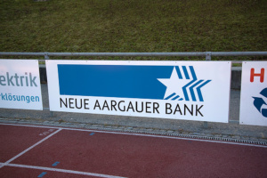 Werbebande Neue Aargauer Bank